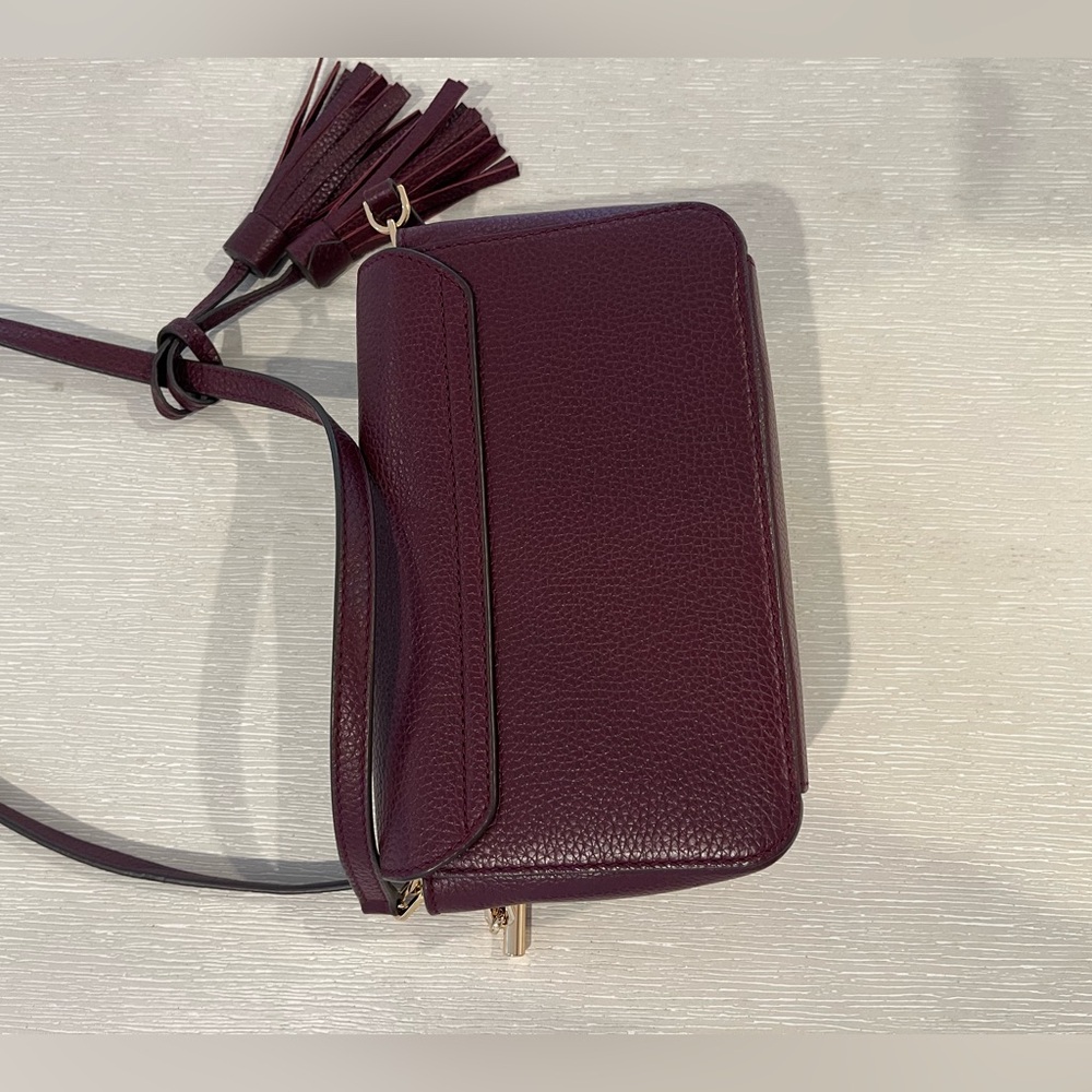 Tory Burch Women’s Purple Crossbody Shoulder Purse - Picture 9 of 12